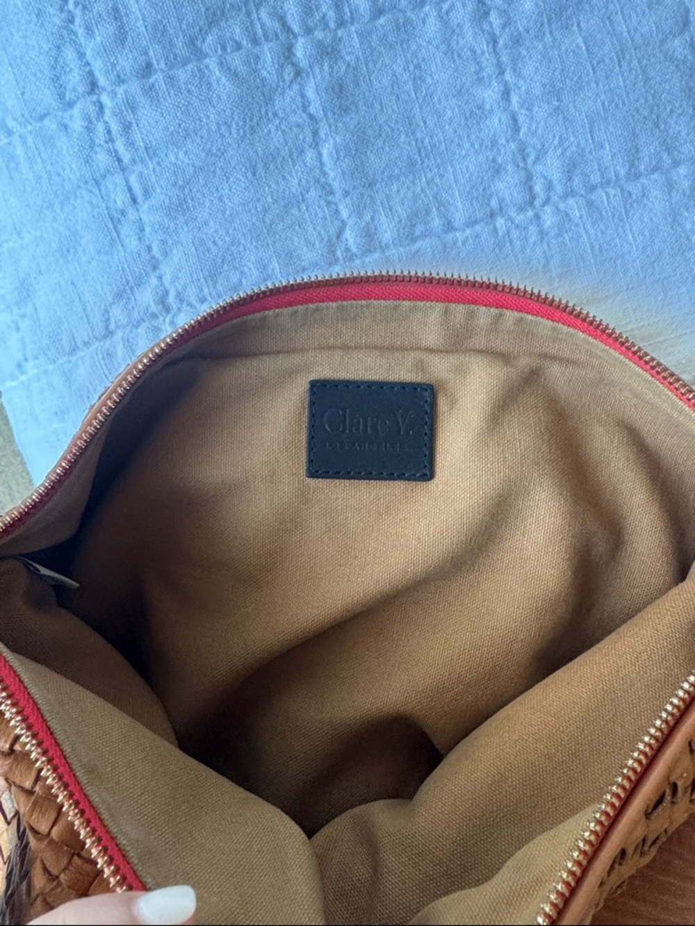 Clare V Moyen Messenger Bag in Brown - Picture 5 of 5